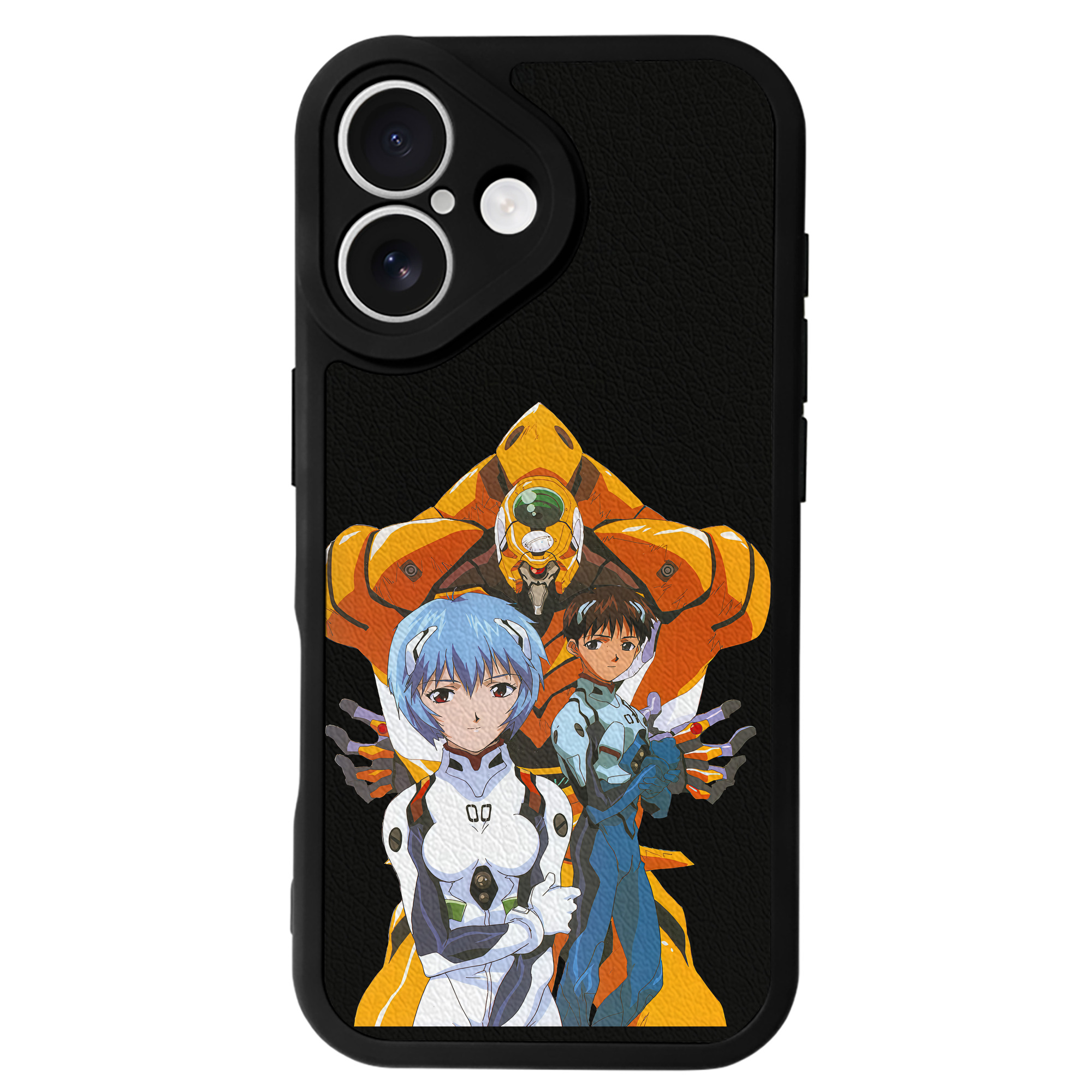 （画像用） EVA 新世紀エヴァンゲリオン 【iPhone 16シリーズ対応】シリコンスマホケース（レザー調） 材質：シリコン